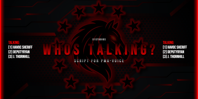 X1Studios Whos Talking? Cover image