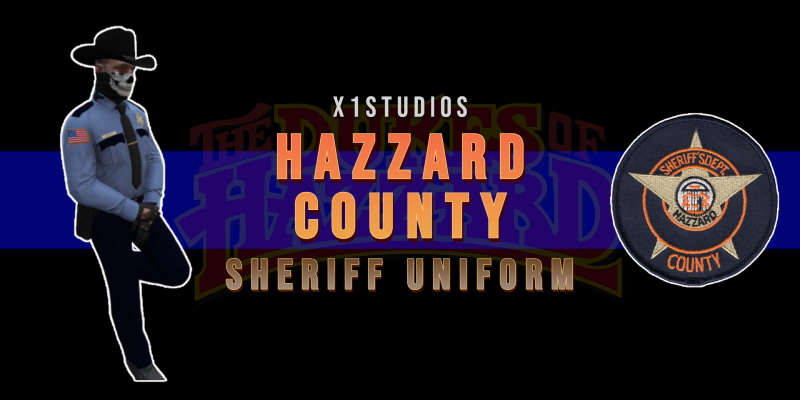 X1S Hazzard County Sheriff Uniform #1
