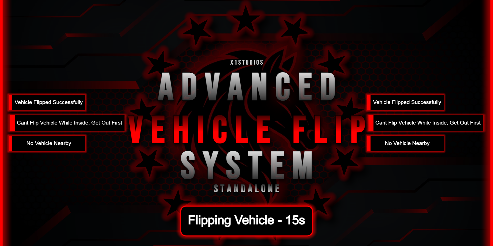 X1S Advanced Vehicle Flip System