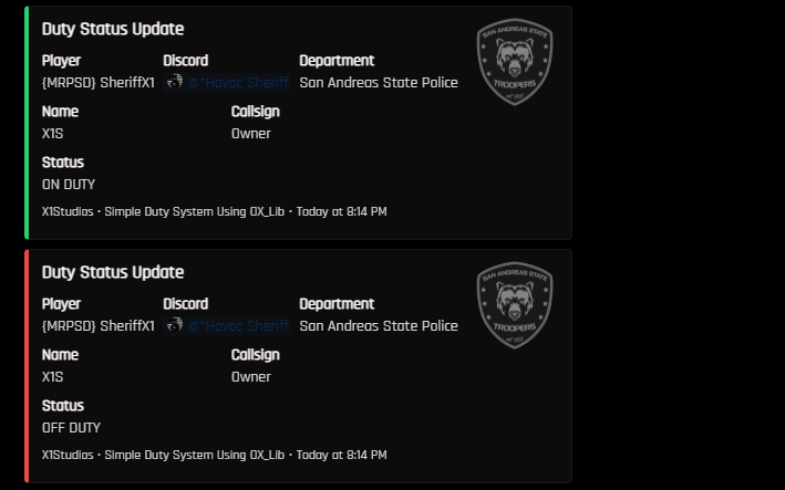 X1S Simple Duty System [OX] #8